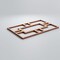 Ekena Millwork Small Hastings Decorative Fretwork Wood Wall Panels, Alder, 7 1/2"W x 11 3/8"H x 3/8"T WALW12X12X0375HASAL - alternate 3